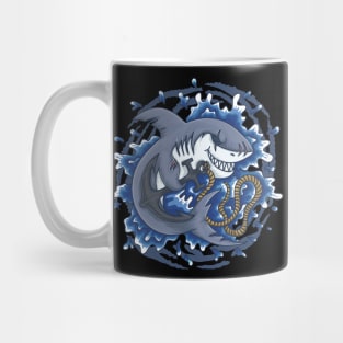 Shark with anchor Mug